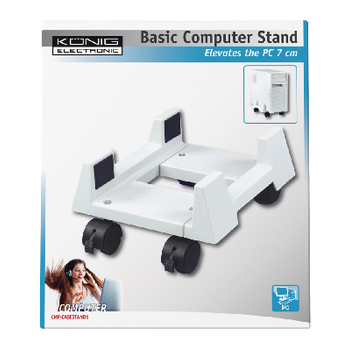 CMP-CASESTAND1 Desktopstandaard universele kunststof / metaal wit Verpakking foto